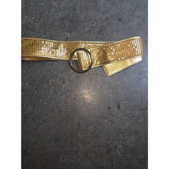 No Brand Accessories - Gold Metallic Mesh Belt